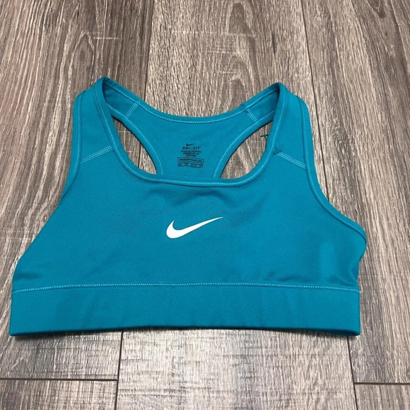Nike dri-fit size XS Small blue-green teal sports bra - Picture 2 of 6